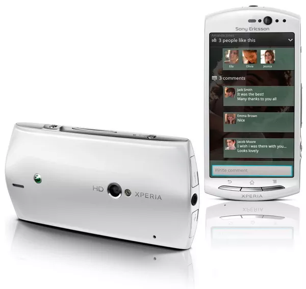 Продам новый Sony Ericsson Xperia Neo V белый,  смартфон Android 2